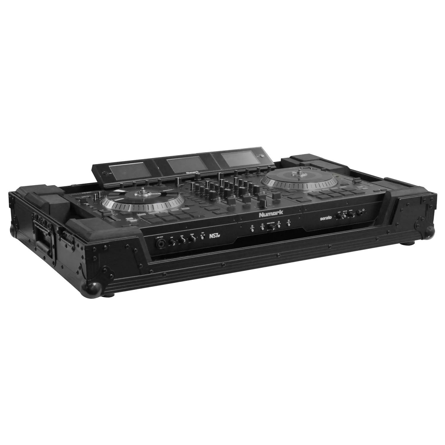 Open Box: Odyssey FZPIDDJRZWBL DJ Case for Pioneer DDJ-RZ / SZ / SZ2 & Numark NS7 / NS7II / NS7III Controller - Hollywood DJ