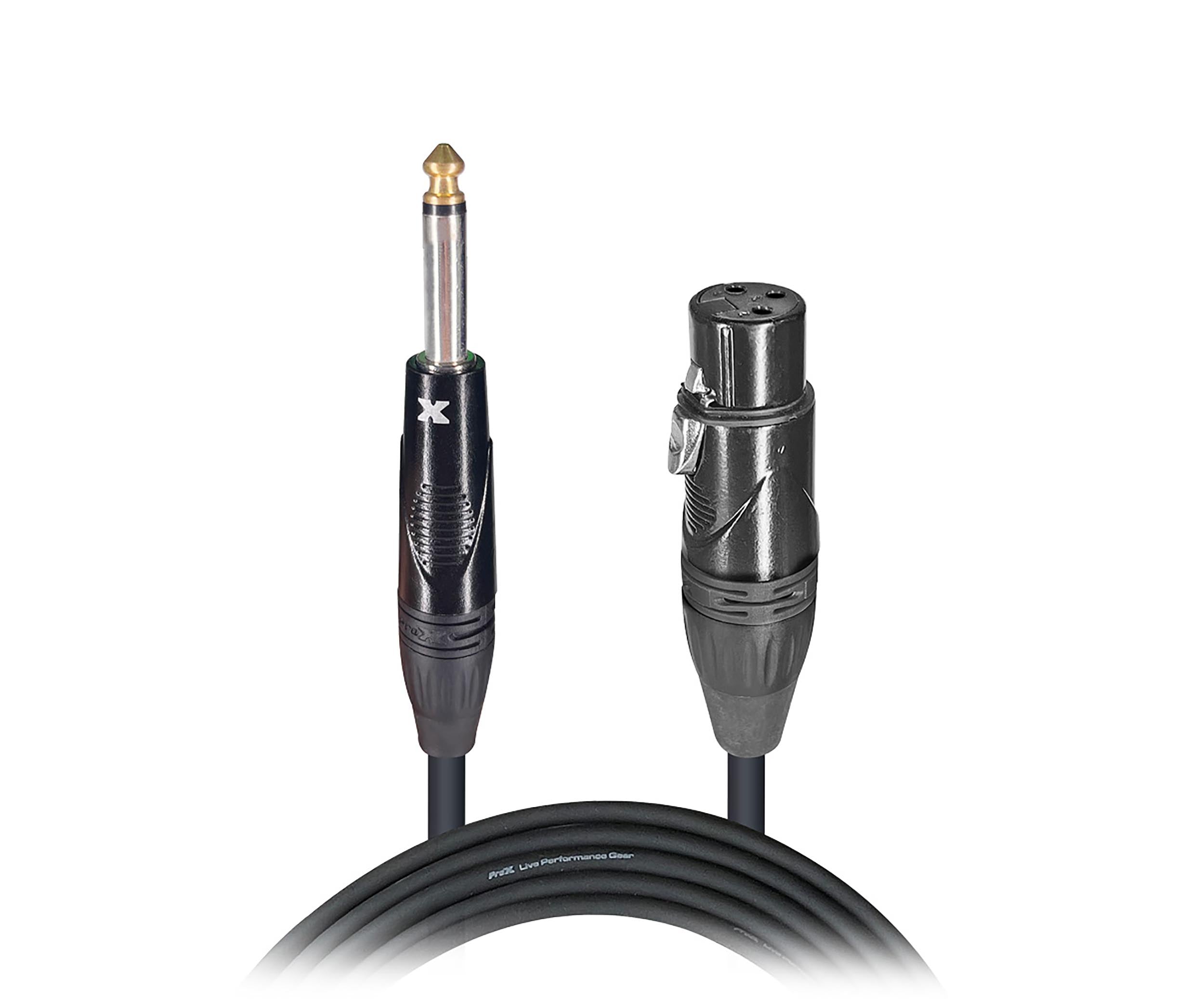 Prox XC-PXF25 Unbalanced 1/4" TS to XLR3-F High Performance Audio Cable - 25 Feet by ProX Cases