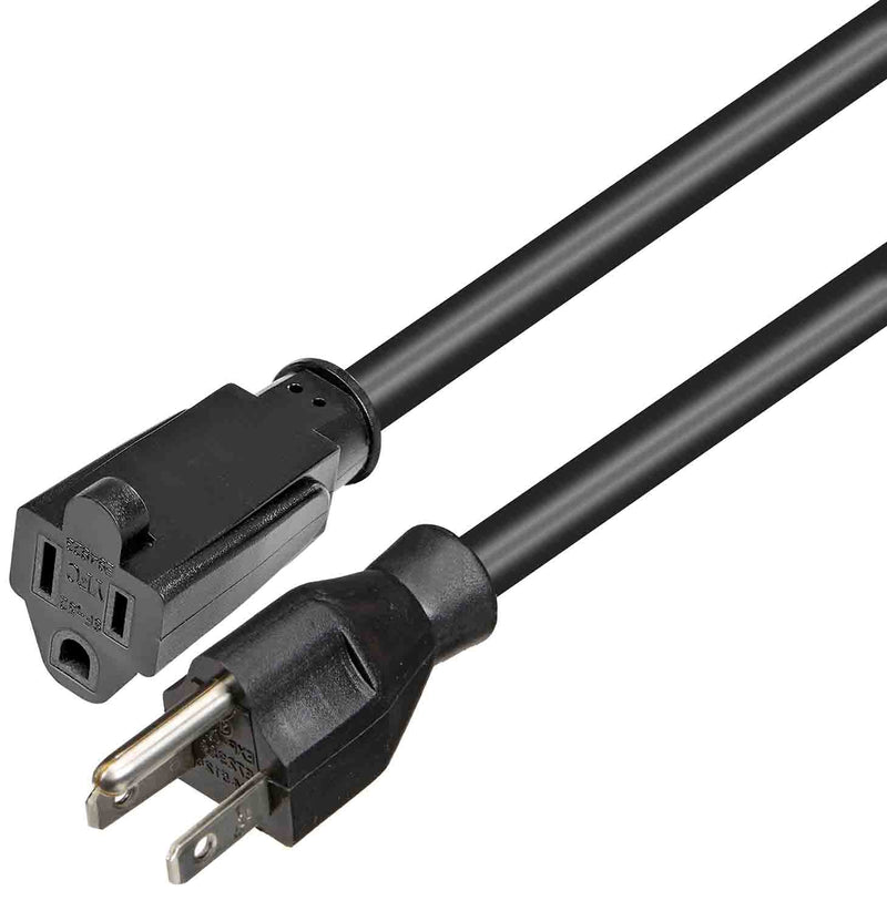 ProX XC-P141-25, 110v to 110v Female Power Cord 14AWG 3 Prong Black - 25 Feet - Hollywood DJ