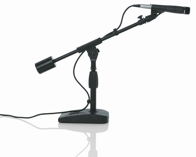 Gator GFW-MIC-0822 Telescoping Boom Mic Stand Podcasting & Bass Drum - Hollywood DJ