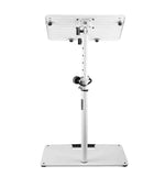 B-Stock: Gravity LTS T 02 W, Universal Laptop Stand with Adjustable Holding Pins and Steel Base - White - Hollywood DJ