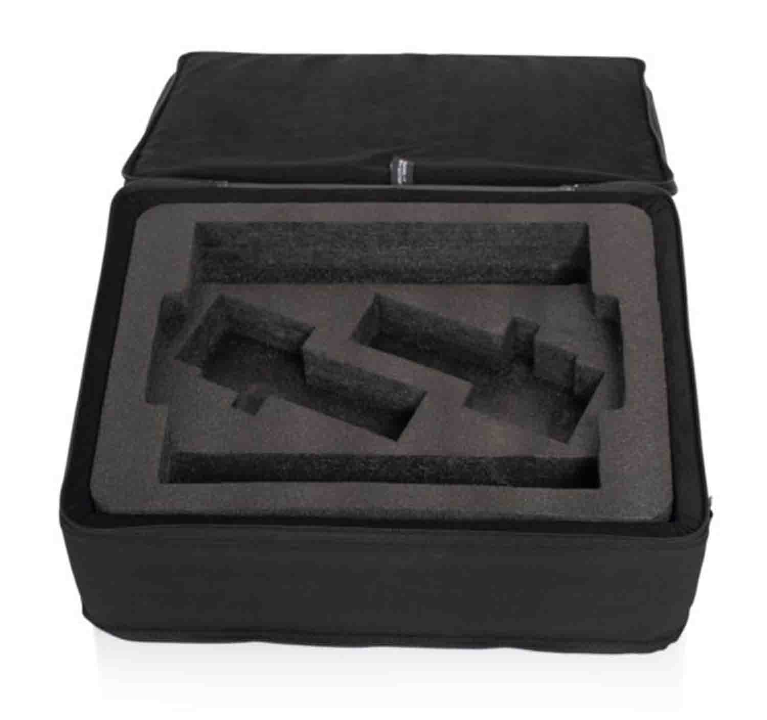 Gator Cases GL-RODECASTER2 Lightweight Case for RODECaster Pro Podcast Mixer and Two Mics - Hollywood DJ