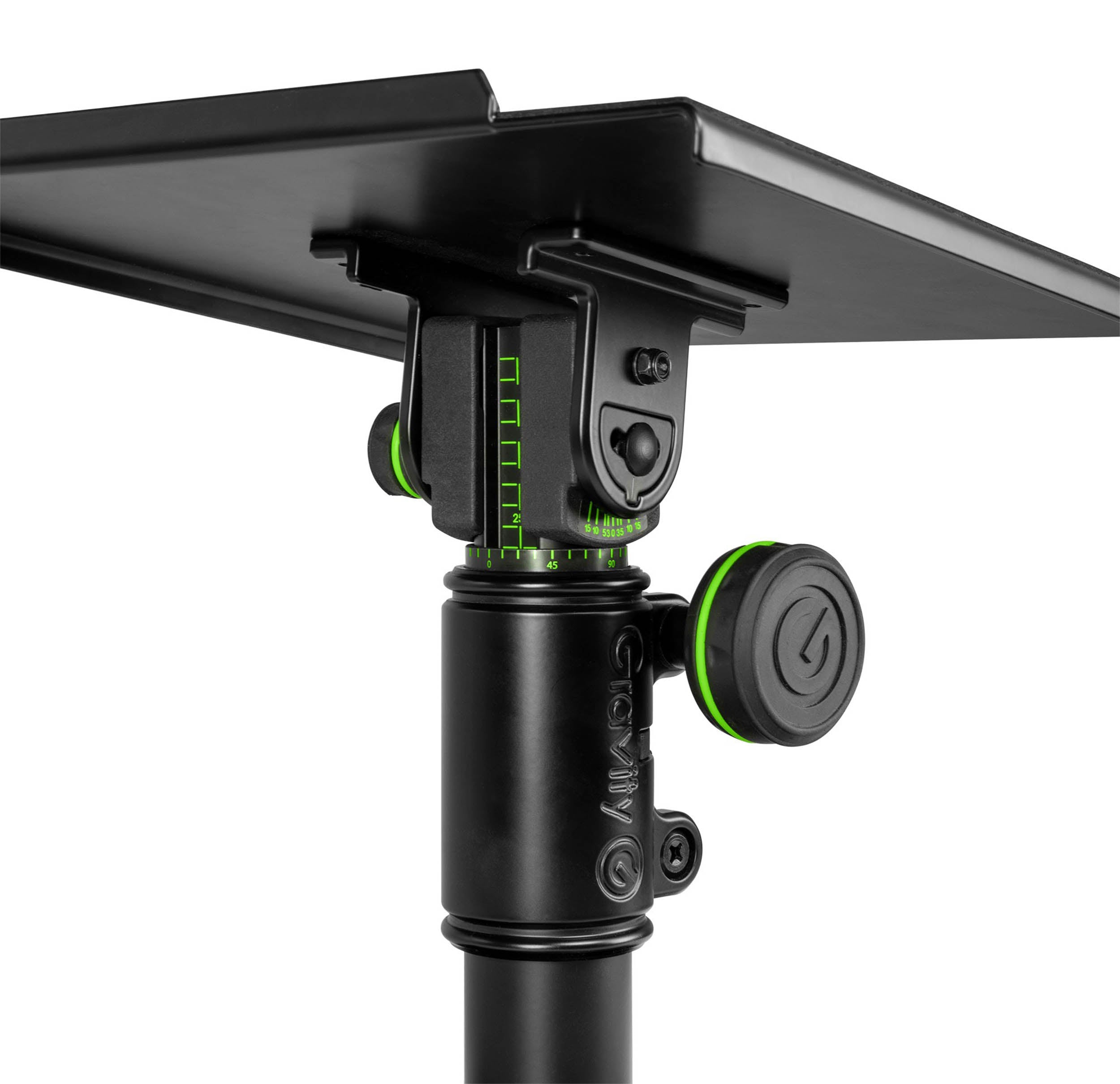 Gravity FT 01 MT B, Flexible Studio-Monitor Tray for DJ Desk - Hollywood DJ