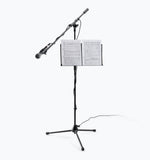 On Stage SMC1500, Clamp-On Sheet Music Bookplate for Mic Stands On-Stage