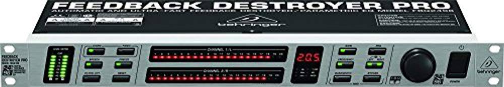 Behringer FBQ2496 Automatic and Ultra-Fast Feedback Destroyer/Parametric EQ - Hollywood DJ