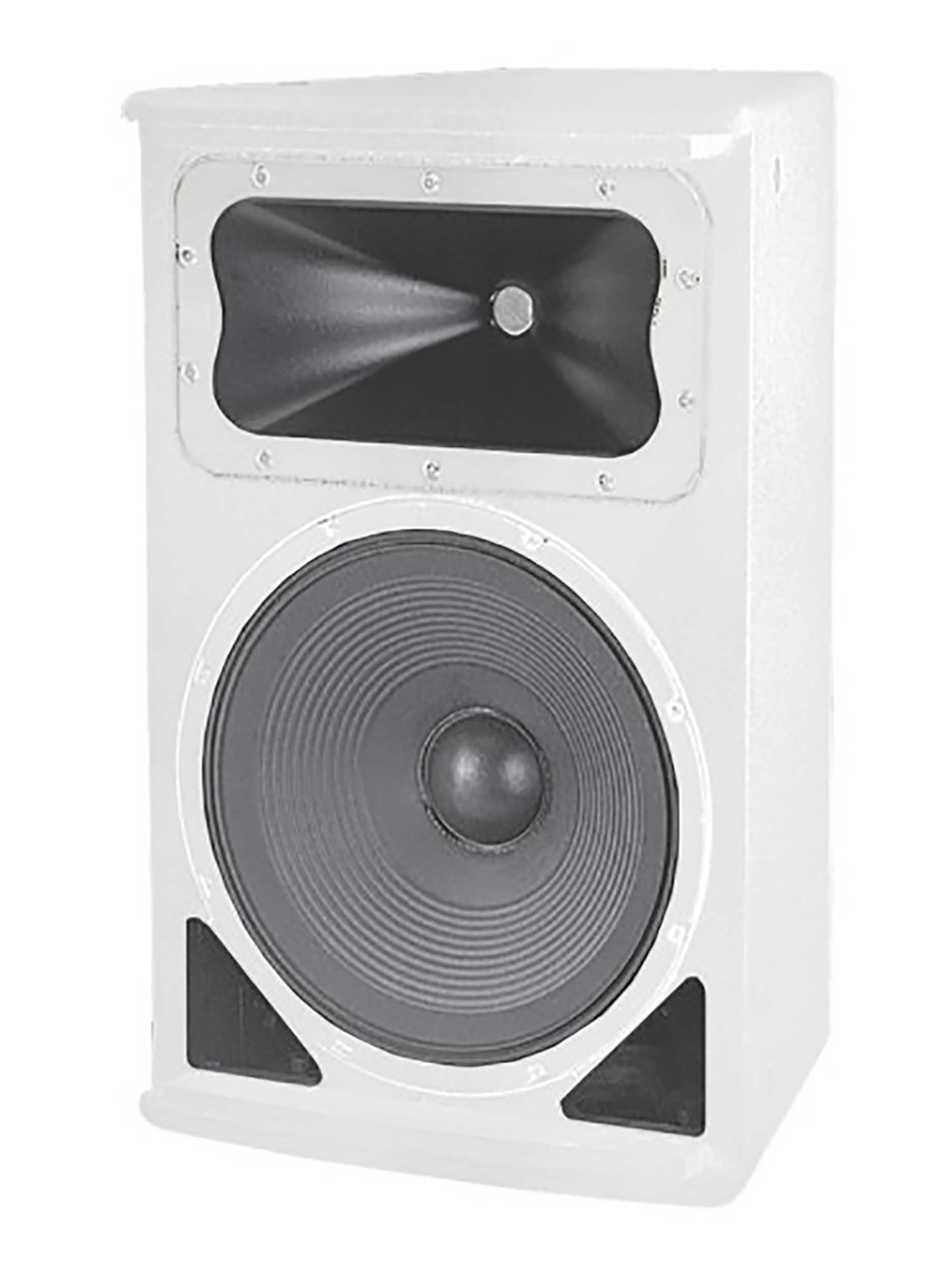 JBL AC2215/00-WH, Compact 2-Way Loudspeaker with 1 x 15" LF - White - Hollywood DJ