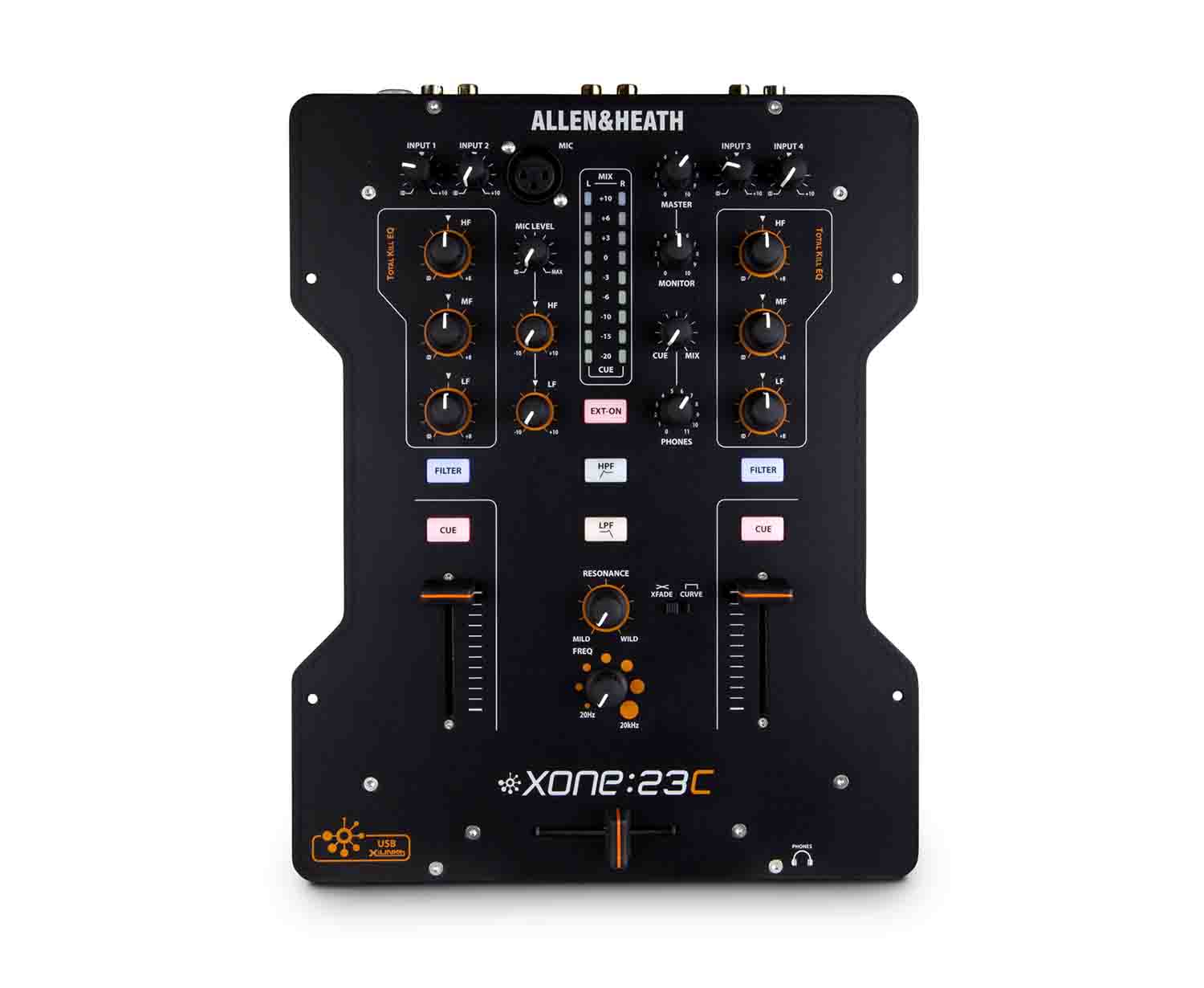 Allen & Heath XONE:23C, DJ Mixer with Internal SoundCard - Hollywood DJ