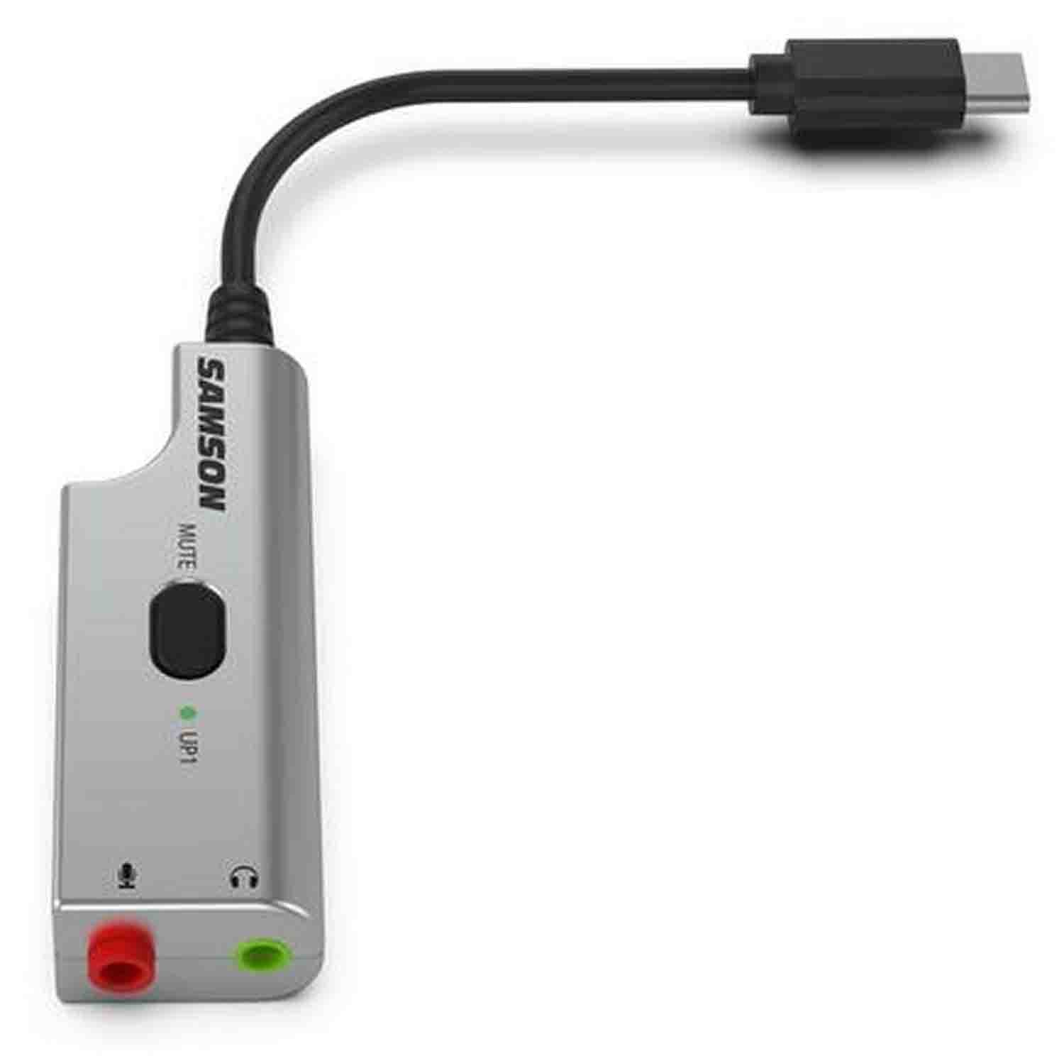 Samson SADEU1 Broadcast Headset Microphone with USB Adapter - Hollywood DJ