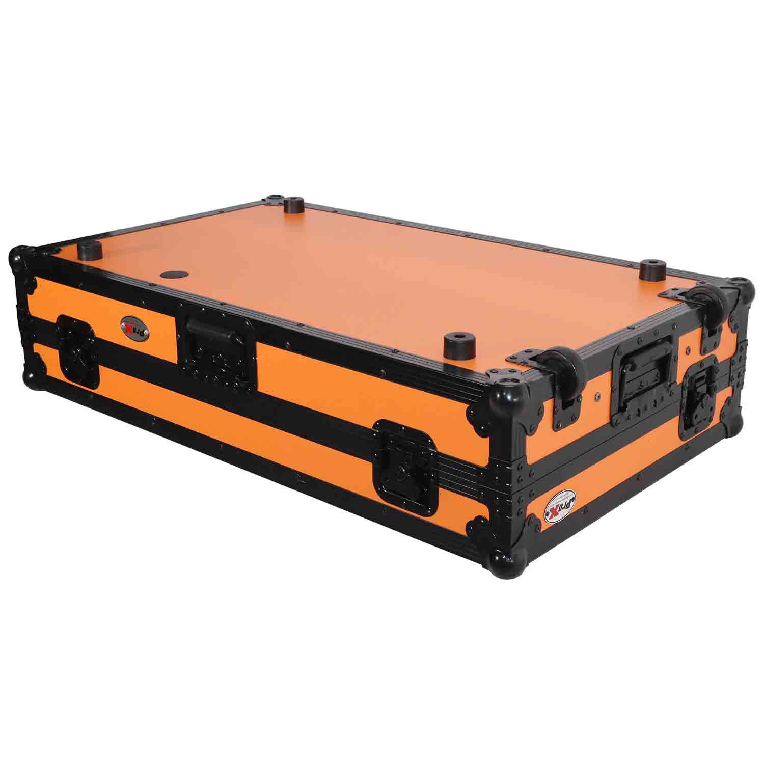 ProX XS-DDJSZWLTOB DJ Flight Case For Pioneer DDJ-SZ, DDJ-RZ DJ Controller - Black on Orange - Hollywood DJ