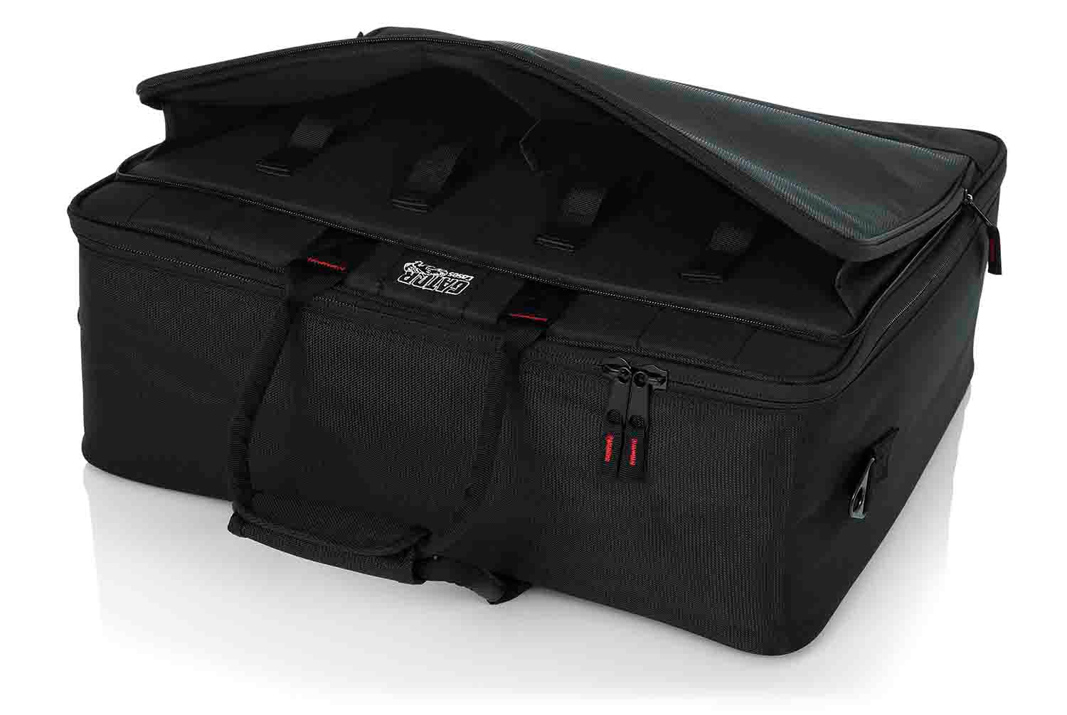 Gator Cases G-MIXERBAG-2118 Nylon DJ Bag for Mixer and DJ Equipment - 21″ X 18″ X 7″ - Hollywood DJ