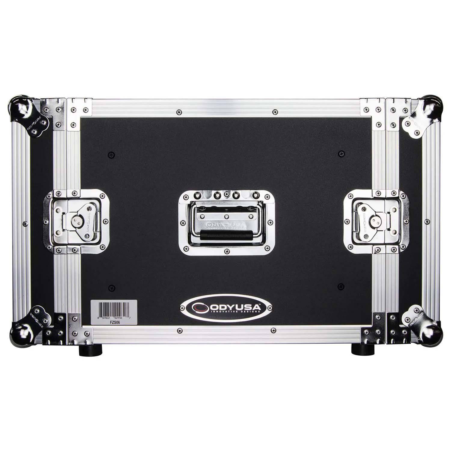 Odyssey FZS06, 6U Shock Mount Rack Flight Case - Hollywood DJ