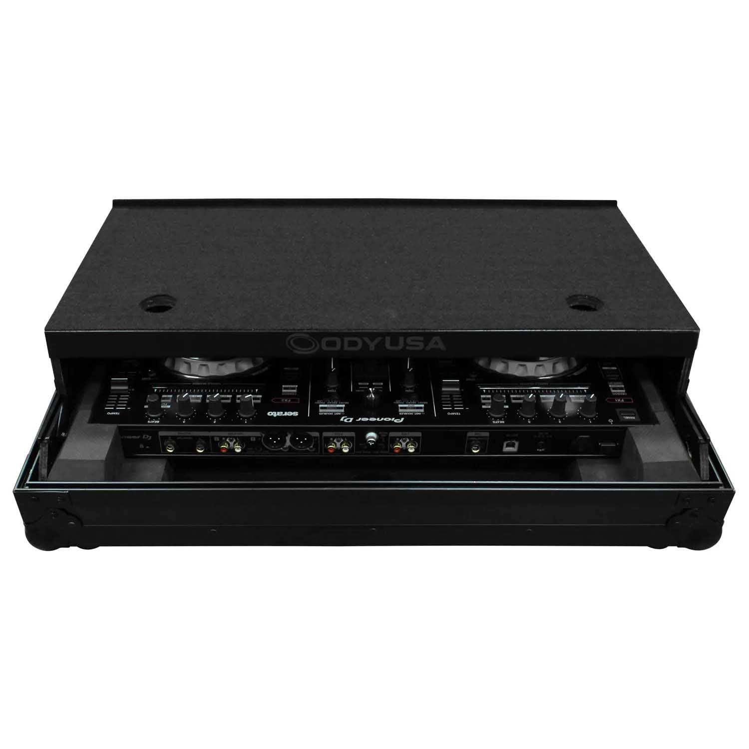 Odyssey FZGSPIDDJSR2BL, Flight Case For Pioneer DDJ-SR2 - Black - Hollywood DJ