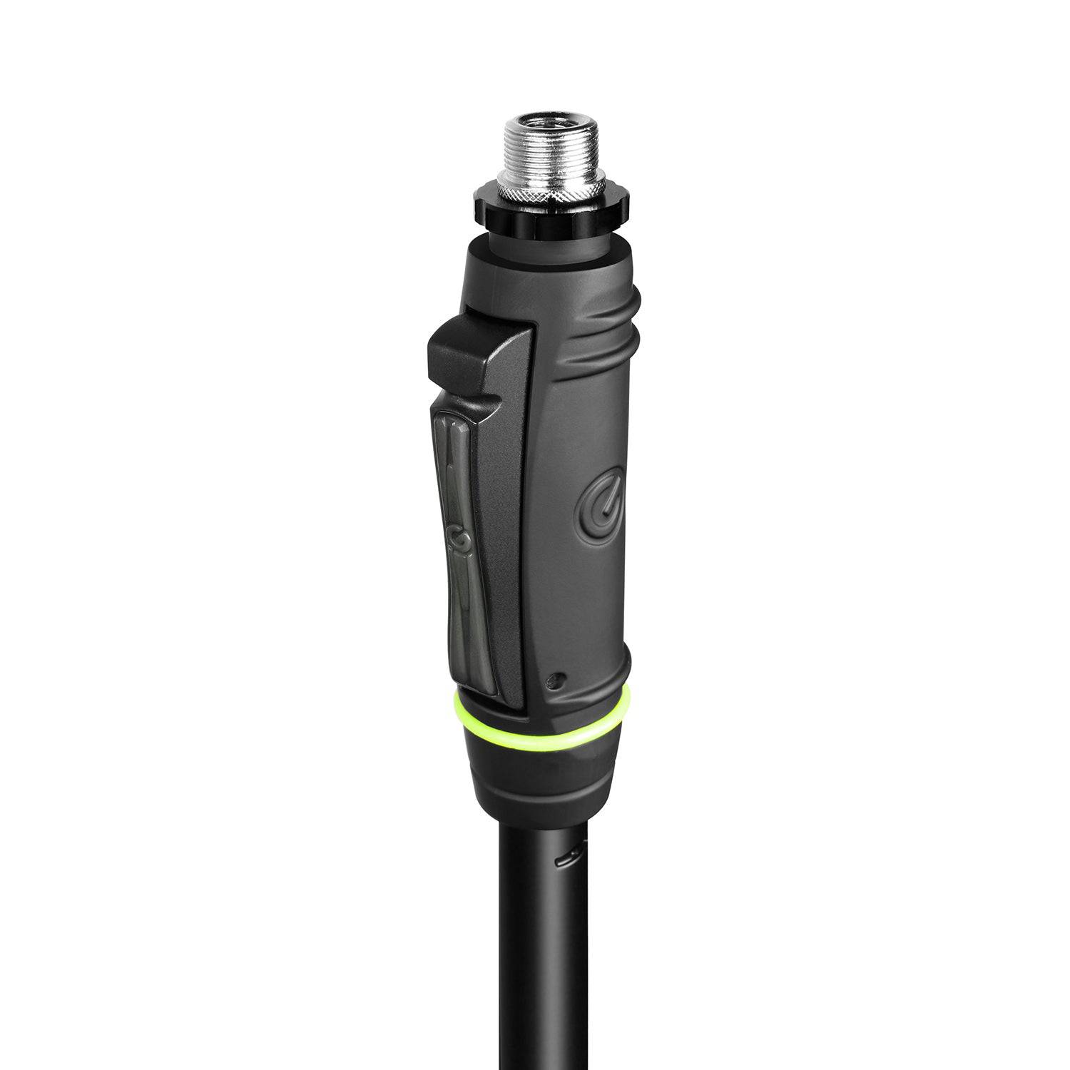 Gravity GMS231HB Microphone Stand With Round Base and One-Hand Clutch - Hollywood DJ