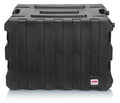 Gator Cases G-PROR-8U-19, 8U Deep Molded Audio Rack Case with Wheels - 19 Inch - Hollywood DJ