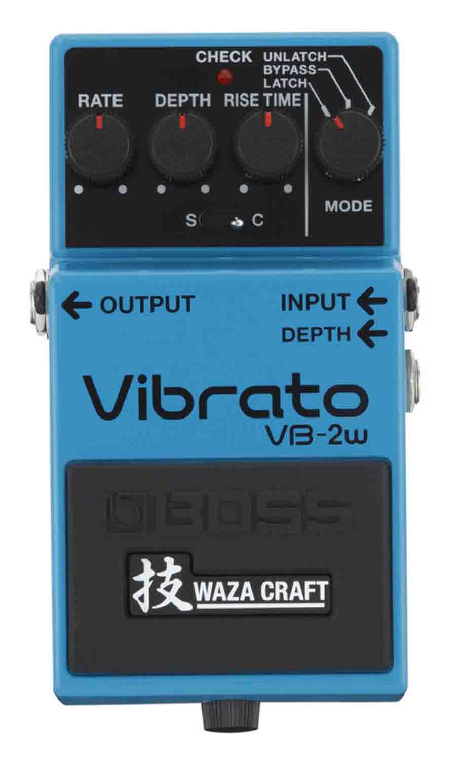 Boss VB-2W Waza Craft Vibrato Effects Pedal - Hollywood DJ