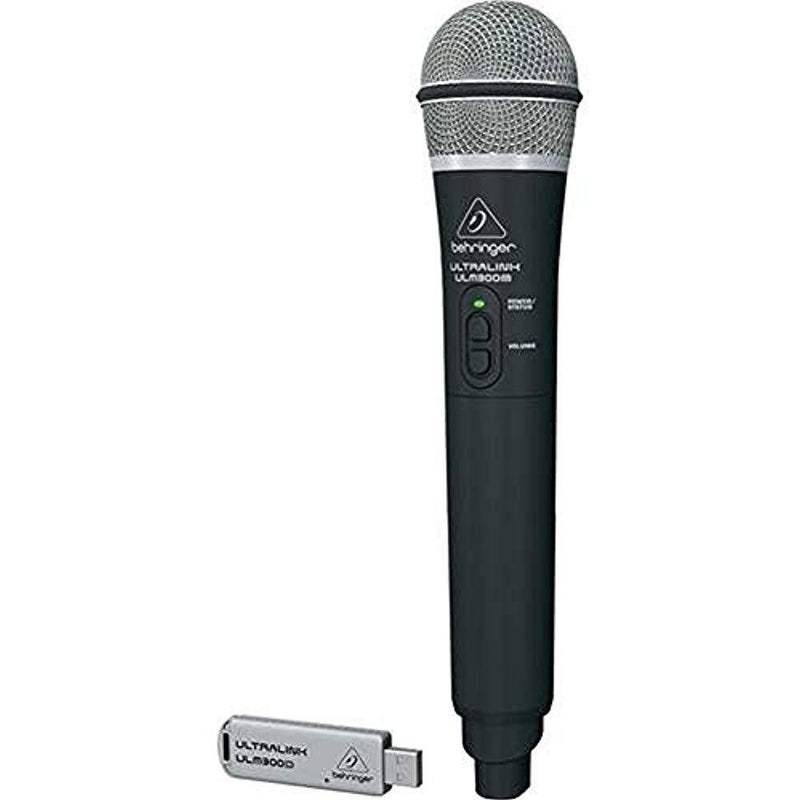 Behringer ULM300USB Digital Wireless System with Handheld Microphone and Dual-Mode USB Reciever - Hollywood DJ