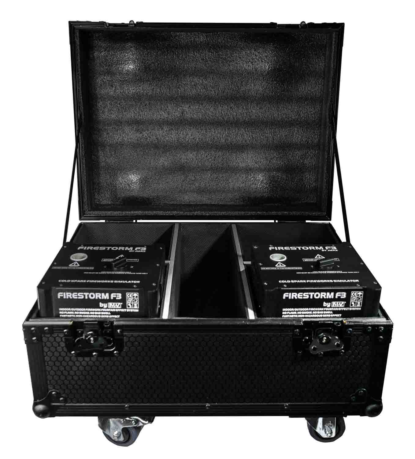 JMAZ Lighting JZ7002 4 Unit Road Case for Firestorm F3 Cold Spark Machine JMAZ