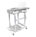 ProX XT-MMDJTV01, Modular Mobile Media DJ Station Booth for ProX XT-GRU Rapid Grid Modular System - Hollywood DJ