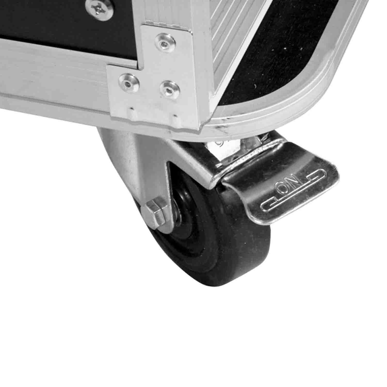 ProX T-10MRSS 10U Rack x 10U Top Mixer DJ Combo Flight Case - Hollywood DJ