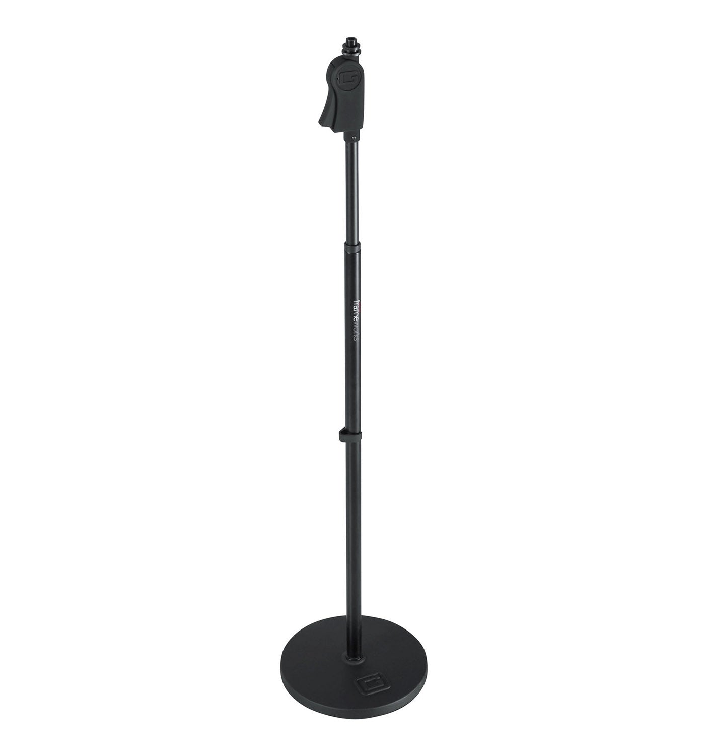 Gator Frameworks GFW-MIC-1000 Standard 10" Round Base Mic Stand - Hollywood DJ