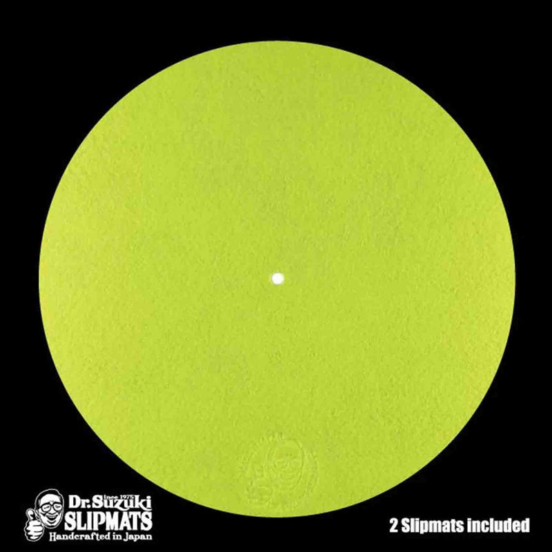 Dr. Suzuki DSS-TBYELL Mix Edition Slipmat Pair (Tennis Ball Yellow) Dr. Suzuki
