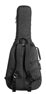 Gator Cases GT-ACOUSTIC-BLK Transit Series Acoustic Guitar Gig Bag with Charcoal Exterior - Hollywood DJ