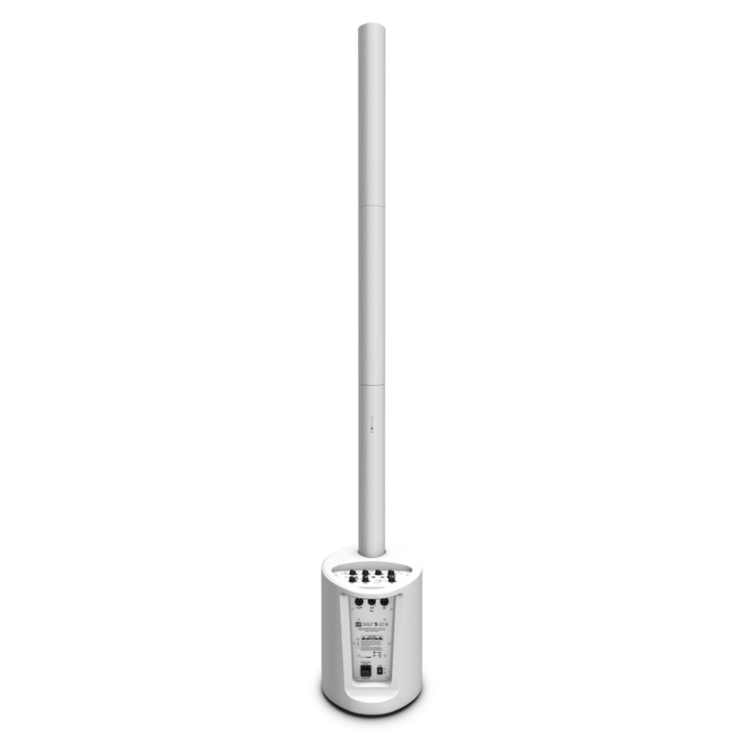 LD System MAUI 5 GO W, Ultra Portable Battery Operated Column PA System - White - Hollywood DJ