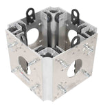 ProX XTP-GSBPACK3 Truss Tower Stage Roofing System Package Top Block Hinges Base - 3.28 Feet - Hollywood DJ