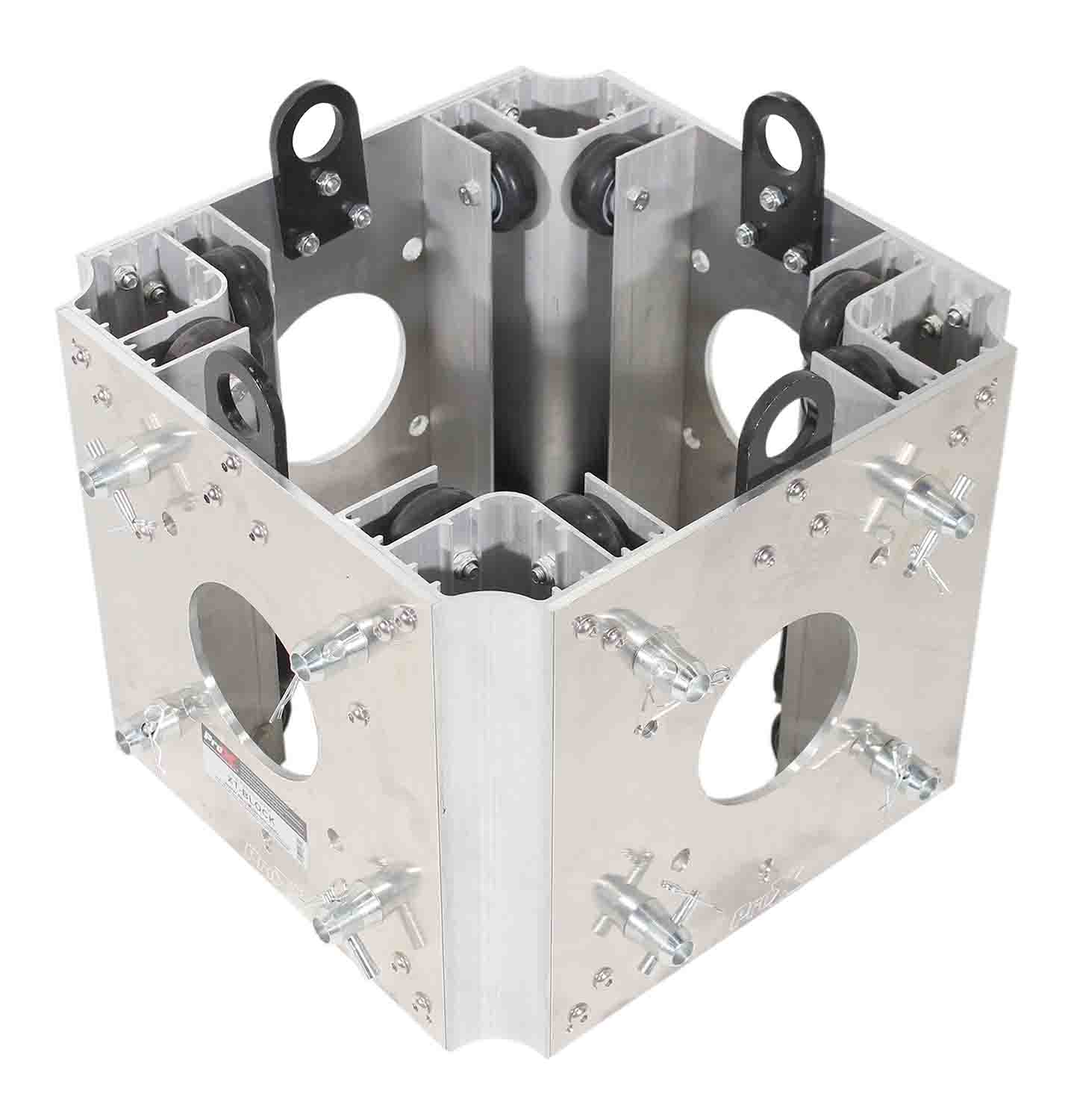 ProX XTP-GSBPACK3 Truss Tower Stage Roofing System Package Top Block Hinges Base - 3.28 Feet - Hollywood DJ