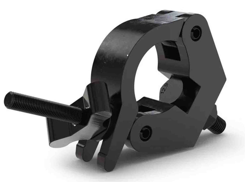 Trusst CTC-50HCNBLK Narrow Half Coupler Clamp - Black - Hollywood DJ