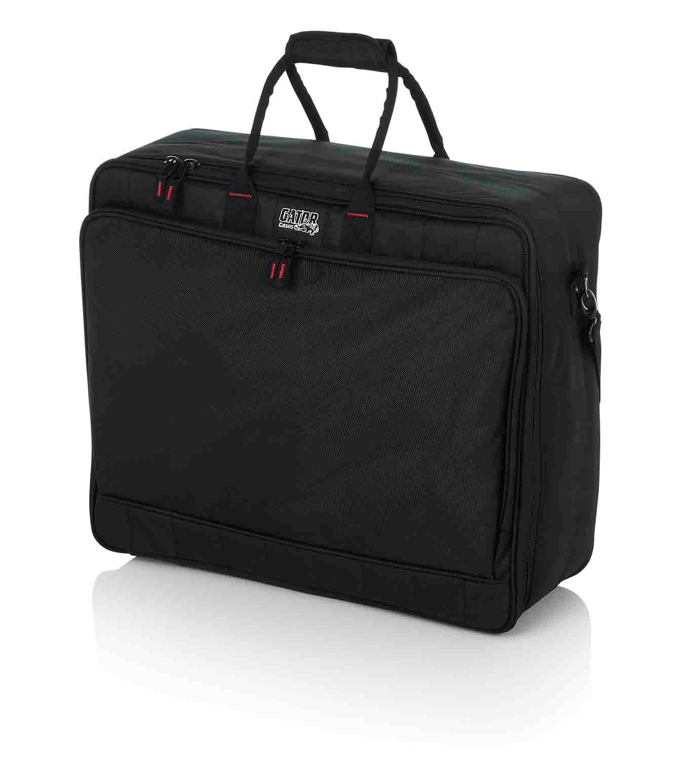 Gator Cases G-MIXERBAG-2118 Nylon DJ Bag for Mixer and DJ Equipment - 21″ X 18″ X 7″ - Hollywood DJ