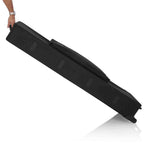 Gator Cases GK-88 Rigid EPS Foam Lightweight Case for 88 Note Keyboards with Wheels - Hollywood DJ