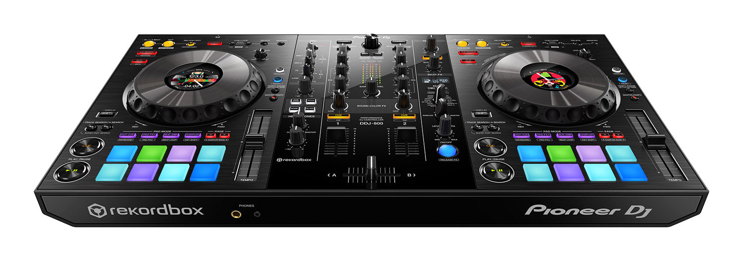 B-Stock: Pioneer DDJ-800, 2-Channel Portable DJ Controller for Rekordbox - Hollywood DJ
