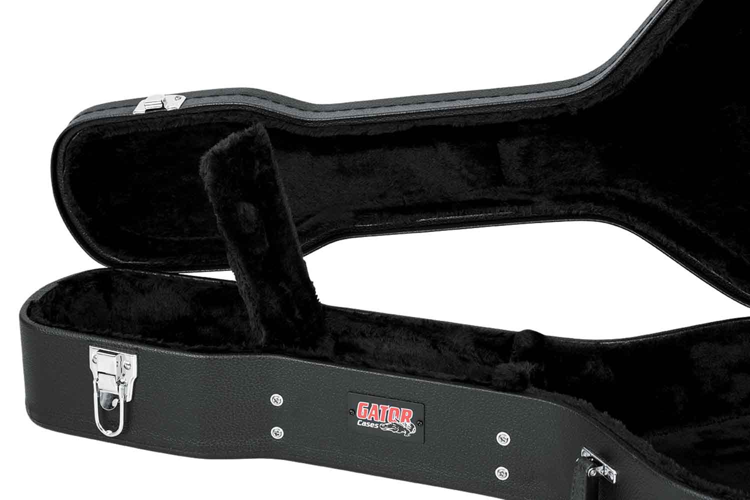 Gator Cases GWE-CLASSIC Hard-Shell Wood Case for Classical Guitars - Black - Hollywood DJ