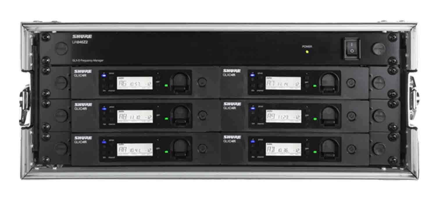 Shure GLXD4R-Z2 Rack Mount Receiver for GLX-D Advanced Digital Wireless Systems - Hollywood DJ