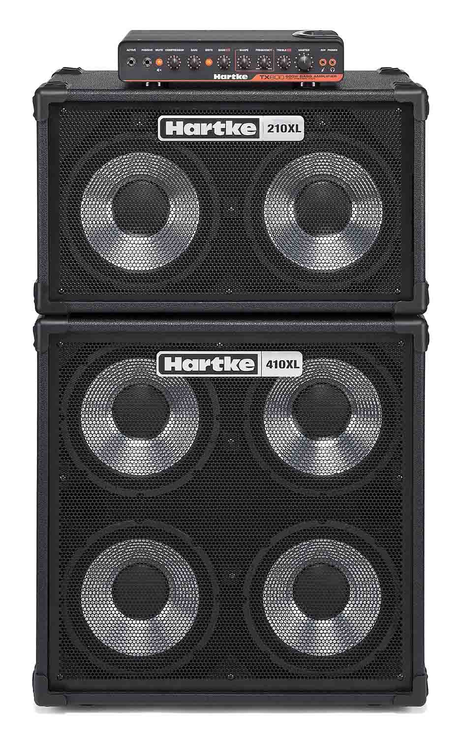 Samson 210XL v2, 200-Watt 2x10 Speaker Cabinet for Electric Bass Amplifiers - Hollywood DJ