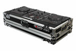 Odyssey FR10CDJWE Universal 10" Format DJ Mixer and Two Large Format Media Players Coffin Case - Hollywood DJ