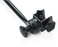 Gator Frameworks GFW-MIC-CLMPBM16 Adjustable Angle 16 Inch Clamp-On Mini Boom with Interlocking Design - Hollywood DJ