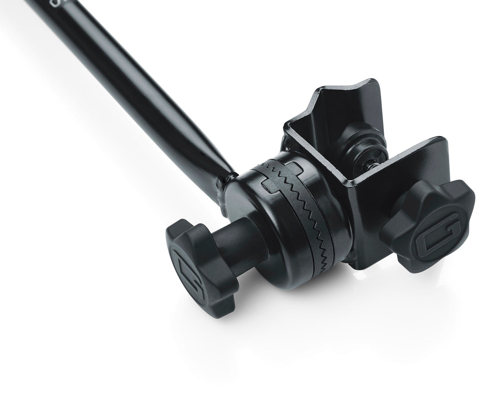 Gator Frameworks GFW-MIC-CLMPBM16 Adjustable Angle 16 Inch Clamp-On Mini Boom with Interlocking Design - Hollywood DJ