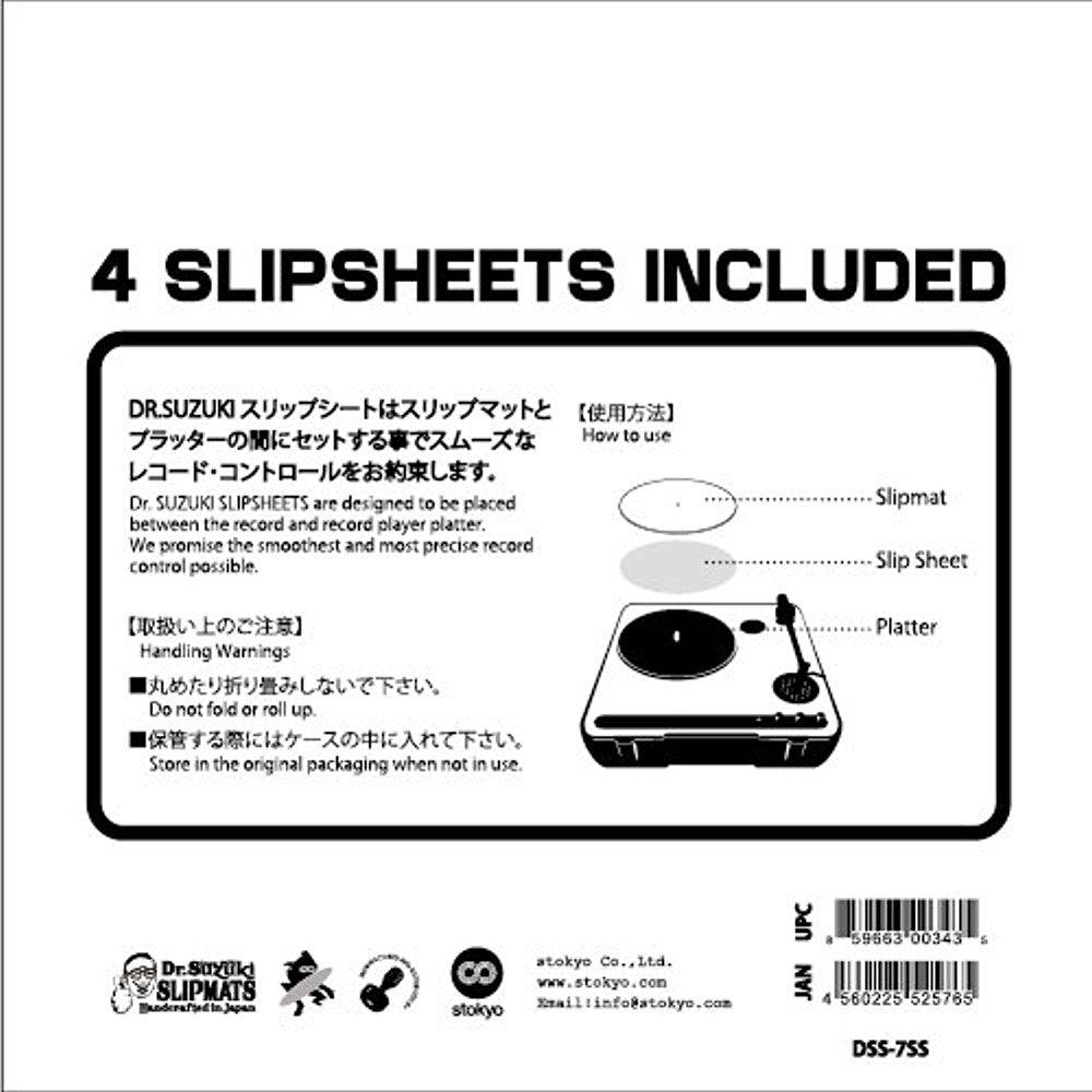Dr. Suzuki 7 Slip Sheets (4 Slip Sheets Included) - Hollywood DJ