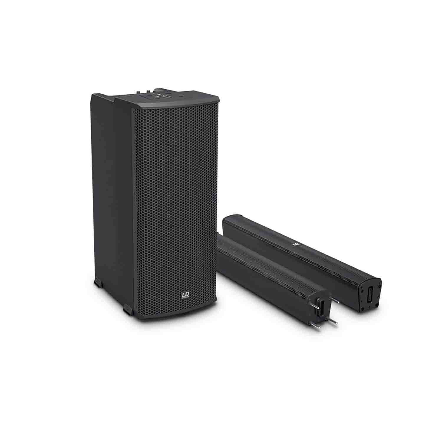 LD Systems LDS-MAUI11G2 Portable Column PA System with Mixer and Bluetooth - Black - Hollywood DJ