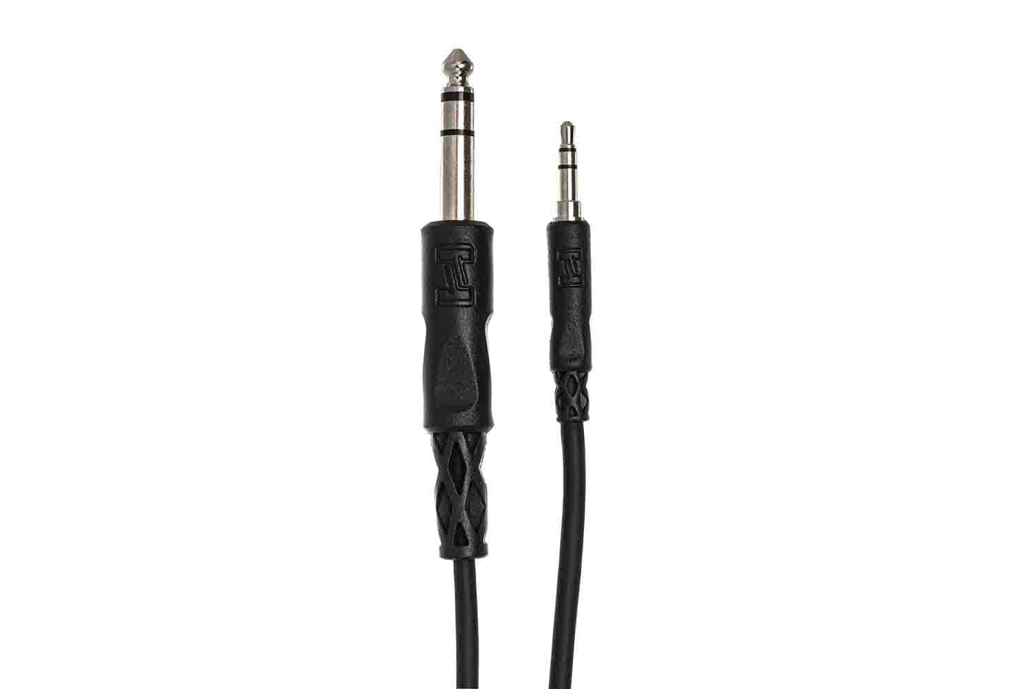 Hosa CMS-105 Stereo Interconnect 3.5 mm TRS to 1/4 in TRS – 5 Feet - Hollywood DJ