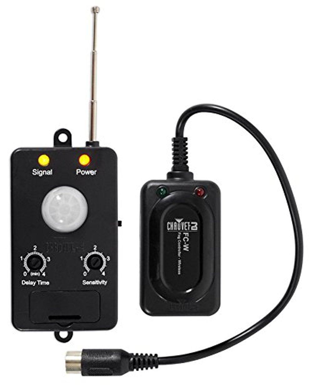 Chauvet DJ H1600 Hurricane 1600 DMX Fog Machine+Remote+Transmitter Motion Sensor - Hollywood DJ
