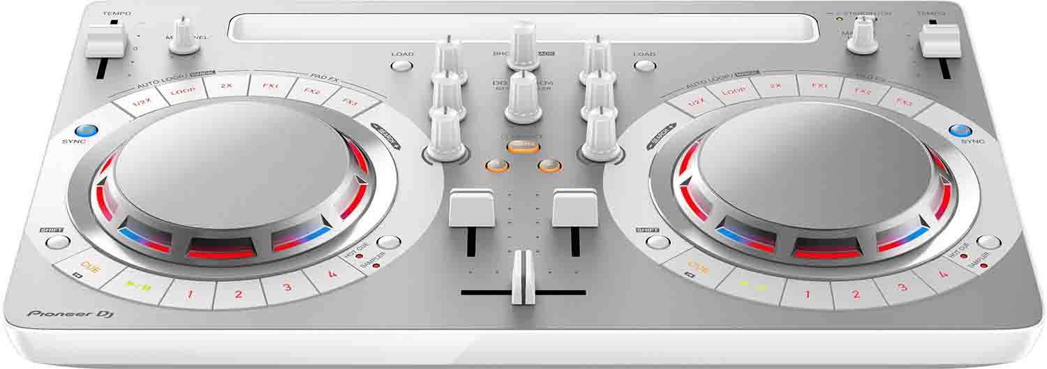 B-Stock: Pioneer DJ DDJ-WeGO4-W 2-Channel DJ Controller for Wedj - White - Hollywood DJ