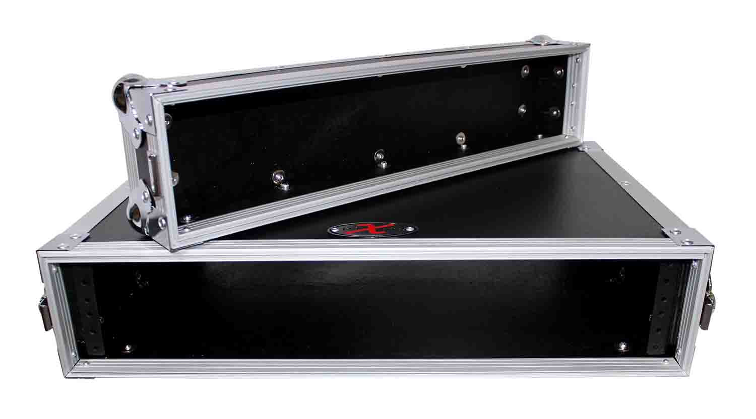 ProX X-2UE 2U Deluxe Effects Rack 14" Deep Rail to Rail with Handles - Hollywood DJ