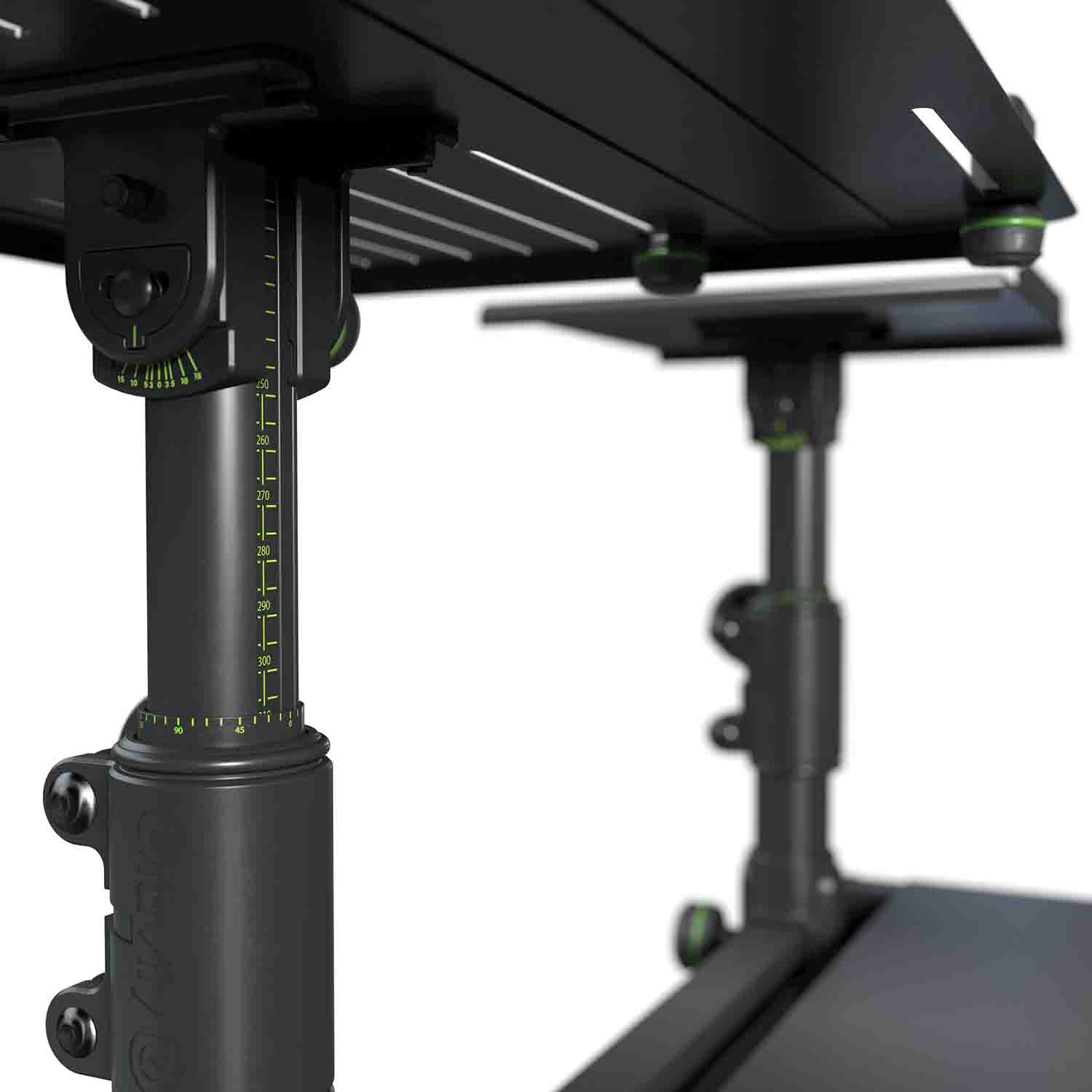 B-Stock: Gravity FDJT 01 DJ Desk with Adjustable Loudspeaker and Laptop Trays by GRAVITY STANDS