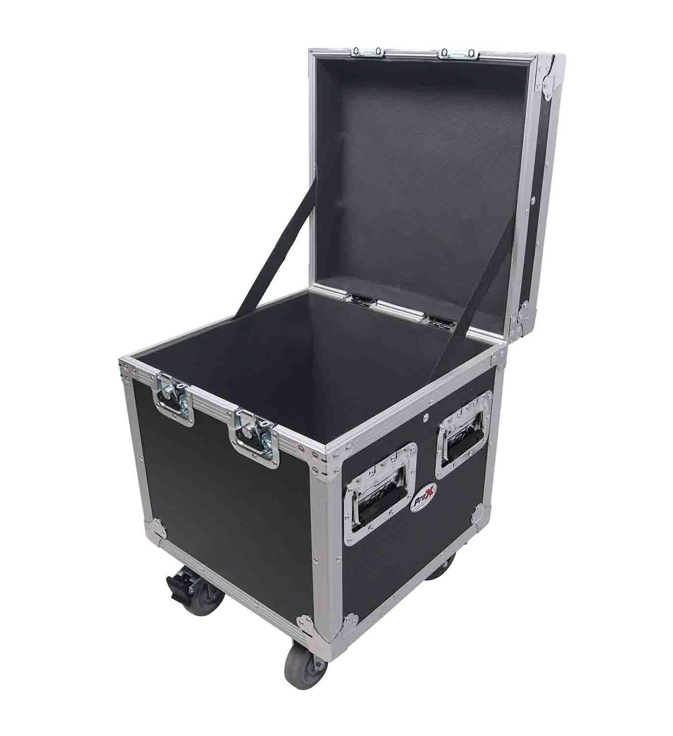 ProX XS-UTL17 ATA Utility Flight Travel Heavy-Duty Storage Road Case with 4-Inch in casters – 18"x18"x18' Exterior - Hollywood DJ