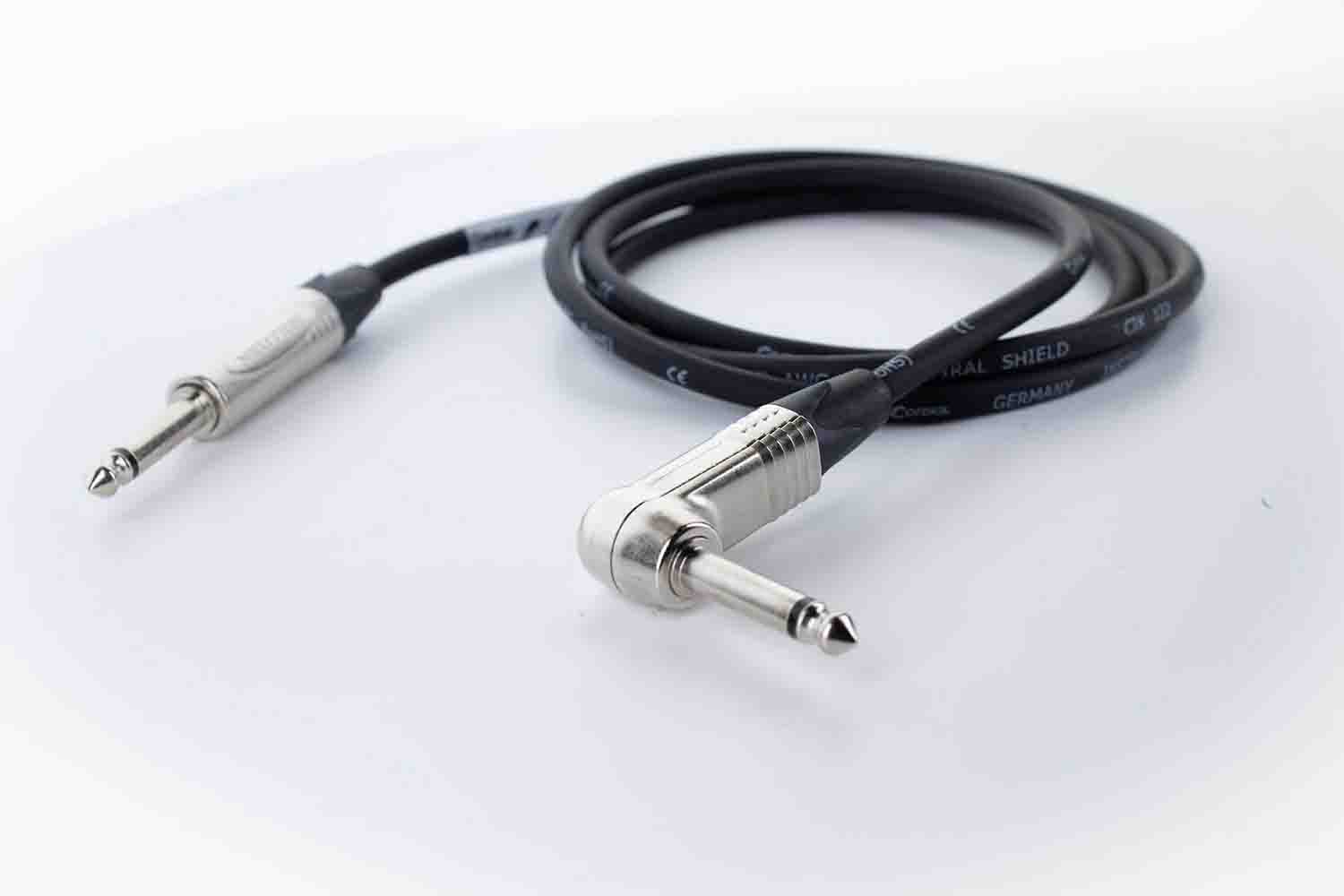 Cordial CXI PR, Robust and Durable Right Angle Instrument Cable - Hollywood DJ