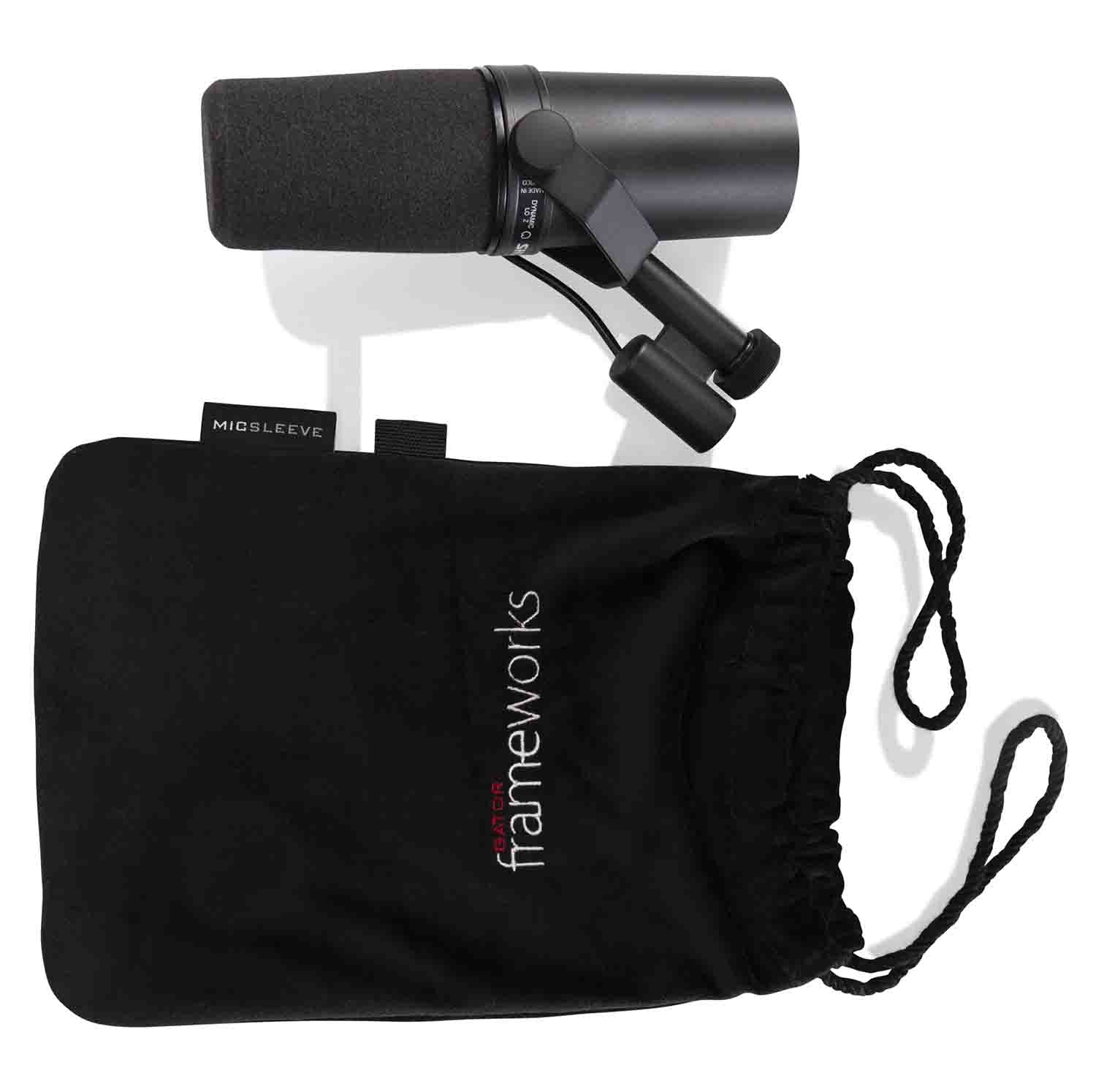 Gator Frameworks GFW-MICPOUCH Soft Bag for Studio Mics - Hollywood DJ