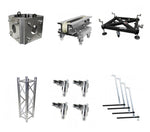 ProX XTP-GSBPACK3 Truss Tower Stage Roofing System Package Top Block Hinges Base - 3.28 Feet - Hollywood DJ